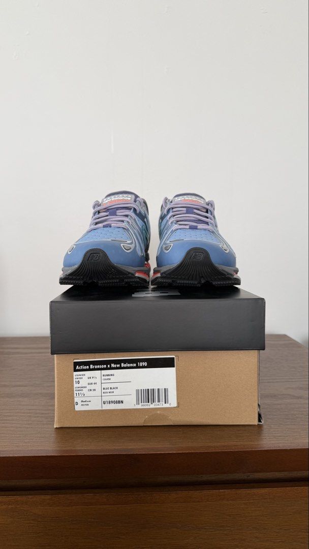 New Balance 1890 Action Bronson "Baklava" (Category: Sneakers) located in Manila. Submitted by 1carlob (Listing ID 1462913576, Image 2). Description: - New Balance 1890 x Action Bronson Collaboration - "Baklava" Colorway: Blue, black, and red accents - Style: Running Shoes - Size: US 10 / UK 9.5 / EUR 44 - Condition: Comes with Original Box US Men’s 10 Used once, can pass as BNDS. Comes with original box .