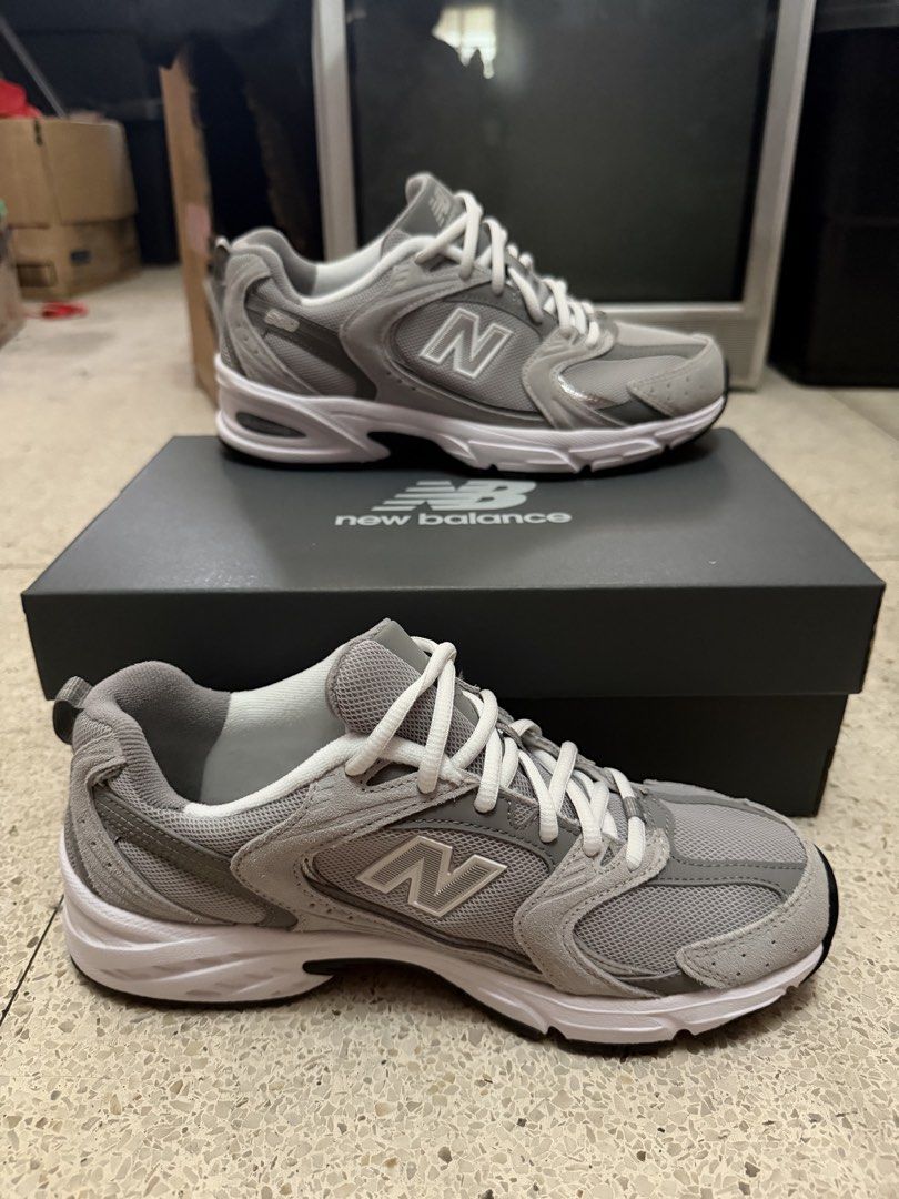 New Balance 530 raincloud shadow grey (Category: Sneakers) located in Mandaluyong City. Submitted by mykayamanan (Listing ID 1462405877, Image 3). Description: Authentic New Balance 530 raincloud shadow grey ✅ Size 6 mens/ 7.5 womens ✅ with box ✅ fitted only Rfs: wrong size PHP 4,500 nego (SRP 6,795) 📍Cainta/Mandaluyong.