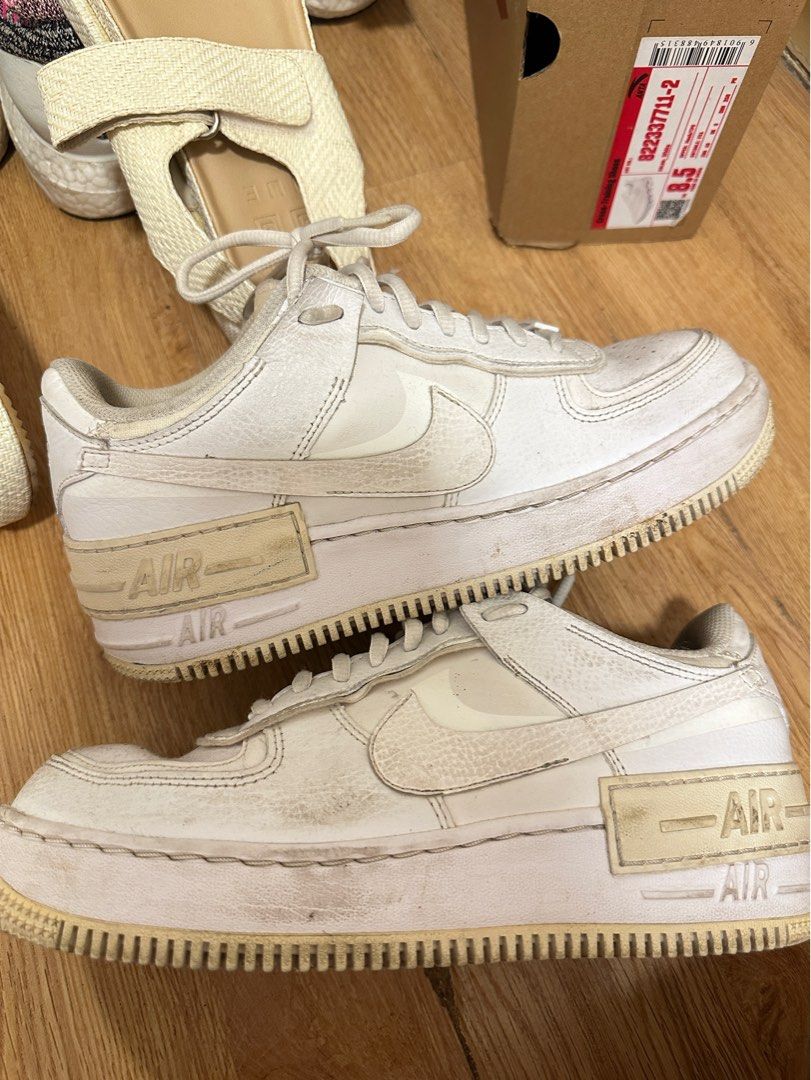 [NIKE] air force 1 (Category: Sneakers) located in Cainta. Submitted by m4tchyyy (Listing ID 1463026921, Image 1). Description: 🌀 size 9 🌀 needs cleaning! 🌀 will be shipped in a random shoe box 🍀 mop: gcash or bdo 🍀 mod: j&t, ggx, or same day delivery within mm.