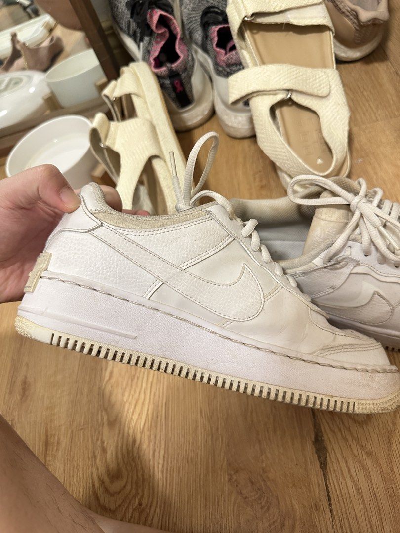 [NIKE] air force 1 (Category: Sneakers) located in Cainta. Submitted by m4tchyyy (Listing ID 1463026921, Image 2). Description: 🌀 size 9 🌀 needs cleaning! 🌀 will be shipped in a random shoe box 🍀 mop: gcash or bdo 🍀 mod: j&t, ggx, or same day delivery within mm.