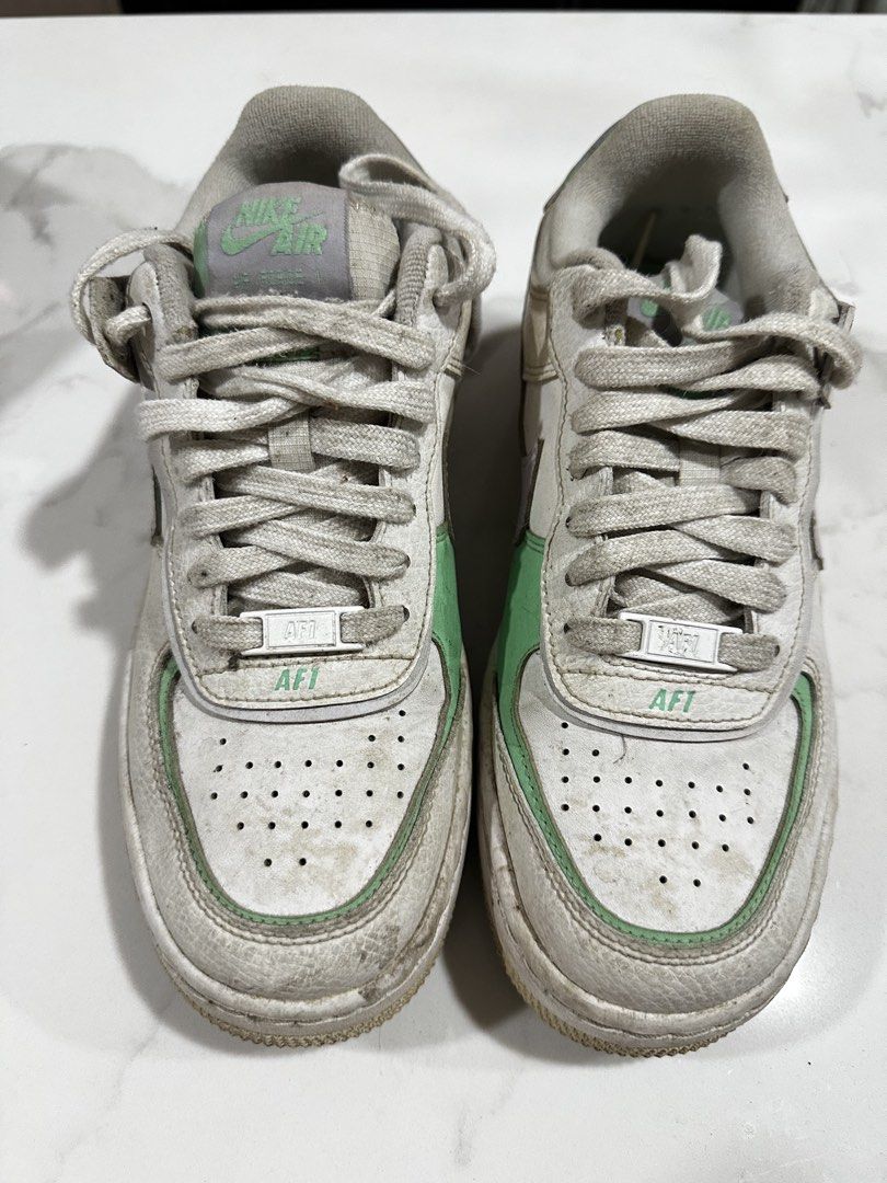 NIKE Air Force 1 Shadow (Category: Sneakers) located in Angeles City. Submitted by claudinelaz (Listing ID 1463073239, Image 2). Description: well used - brand: nike - ₱1,900 - size: US 7 W - original box included - RFS: decluttering - mop 🧾: gcash/ bank transfer (payo) - mod 🚚: j&t or lbc dm me to claim! dm for more photos!.