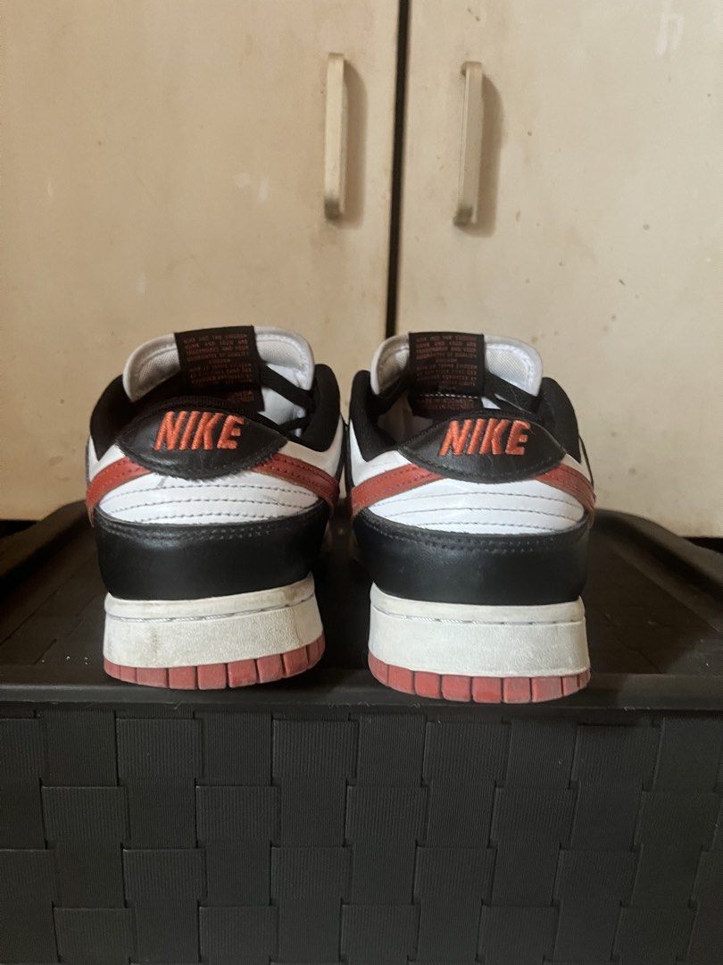 Nike Dunk Low Black White Red (Category: Sneakers) located in Manila. Submitted by keanuchedi94156 (Listing ID 1462973188, Image 3). Description: - Classic Nike Dunks - Colorway: Black, White, and Red - Silhouette: Low-top - Condition: Pre-owned, with plenty of life left - Features: Black laces, soles show some dirt - Ideal for: Casual wear.