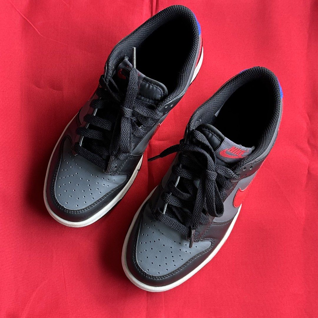 Nike Dunk Low Spider-Verse (GS) (Category: Sneakers) located in Quezon City. Submitted by donski_martie (Listing ID 1463007710, Image 3). Description: Nike Dunk Low Spider-Verse (GS) GS 5.5Y / EUR 38 / 24 cm Original Nike Lady-owned. With acrylic shoe box P 1,800 (SRP P 4,195) RFS: decluttering, no longer used Meet-ups in Quezon City — Maginhawa area, Matalino area, Malingap area, UP Diliman area, Anonas area, Eton Centris Walk (Starbucks area) O