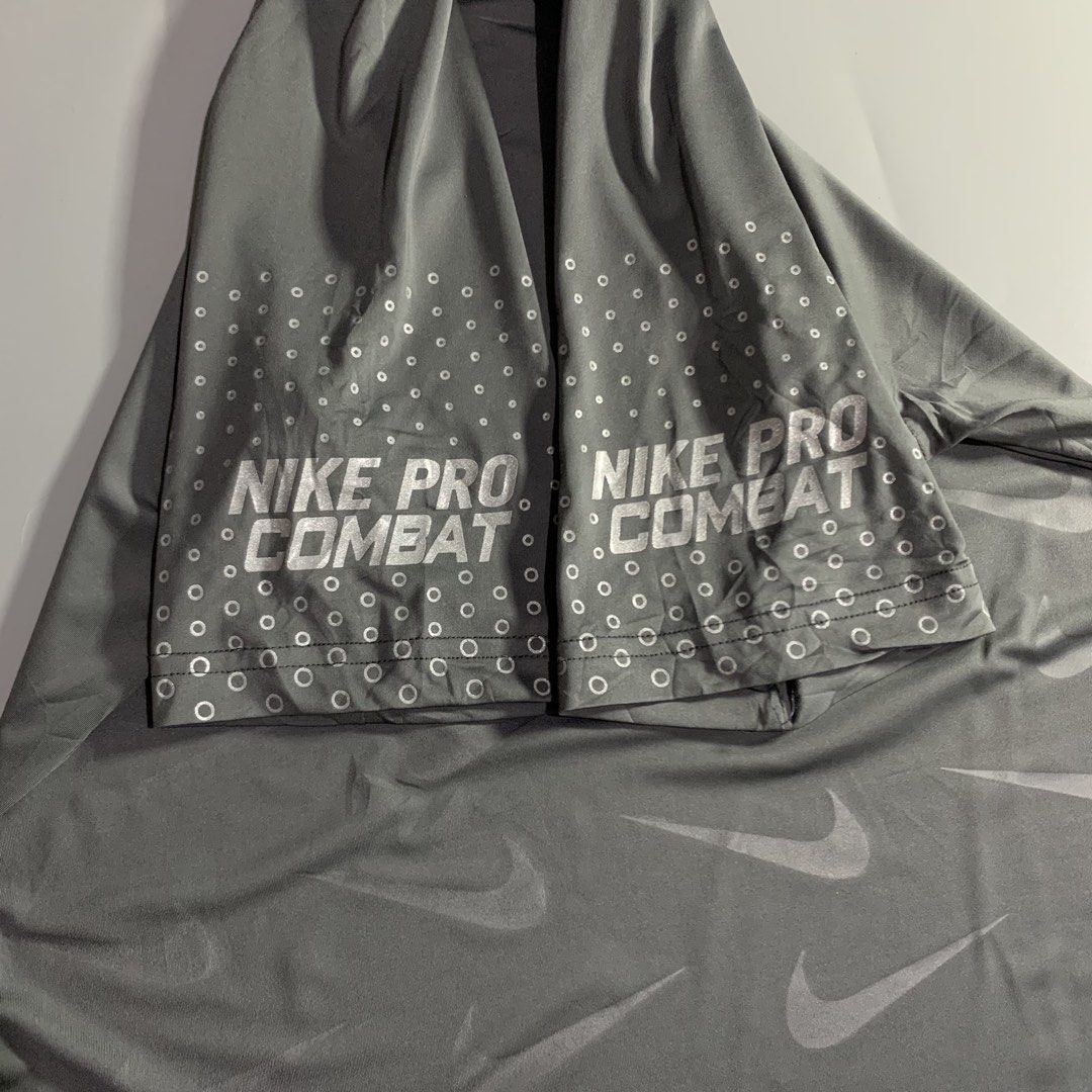 Nike pro combat compression All over design shirt (Category: Tshirts & Polo Shirts ) located in Davao. Submitted by jandyfuert21303 (Listing ID 1463042437, Image 3). Description: Good as new condition No issue Almost new 10/10 17x25.5.
