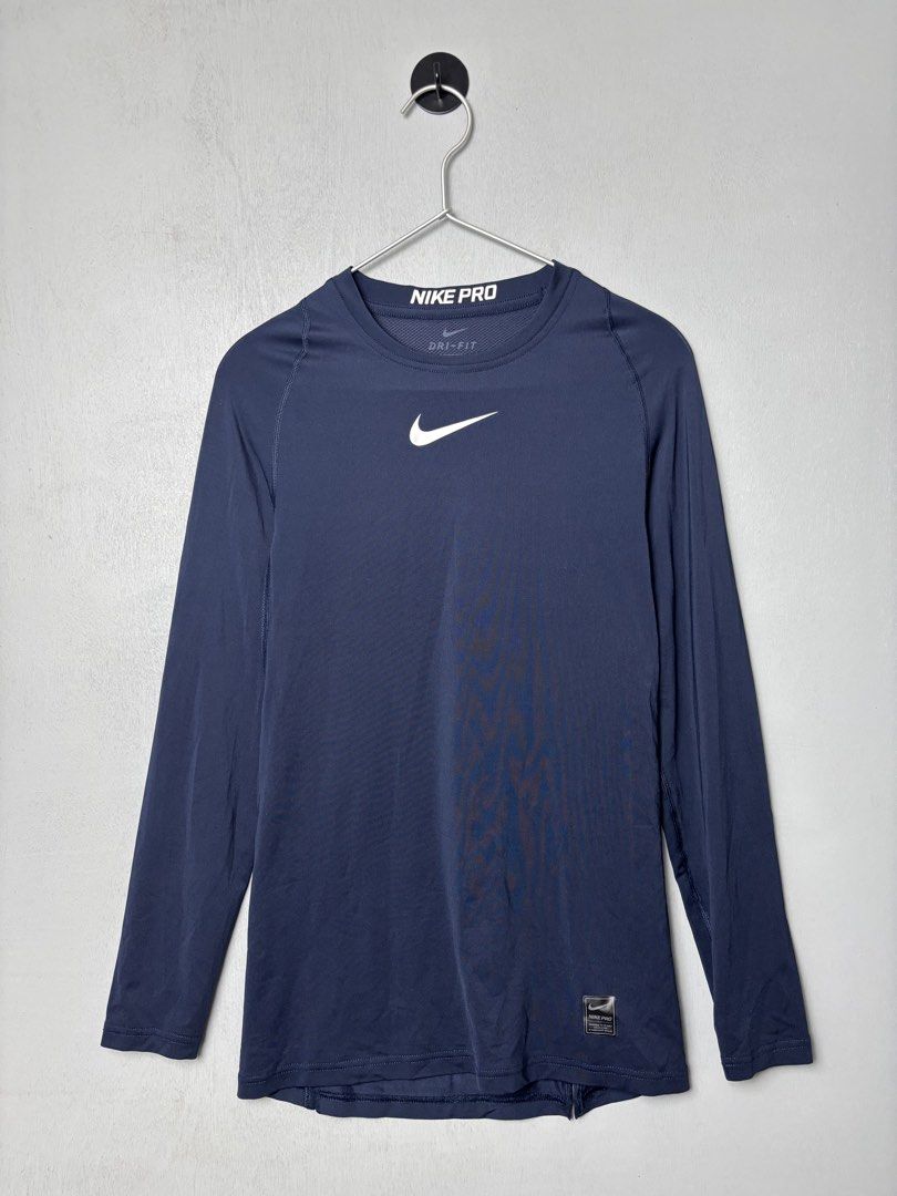 Nike Pro Dri Fit Compression L/S Shirt (Category: Activewear) located in Mandaluyong City. Submitted by fellas_ph (Listing ID 1463040825, Image 2). Description: Excellent condition No issues Size S 16" Width 27" Length.