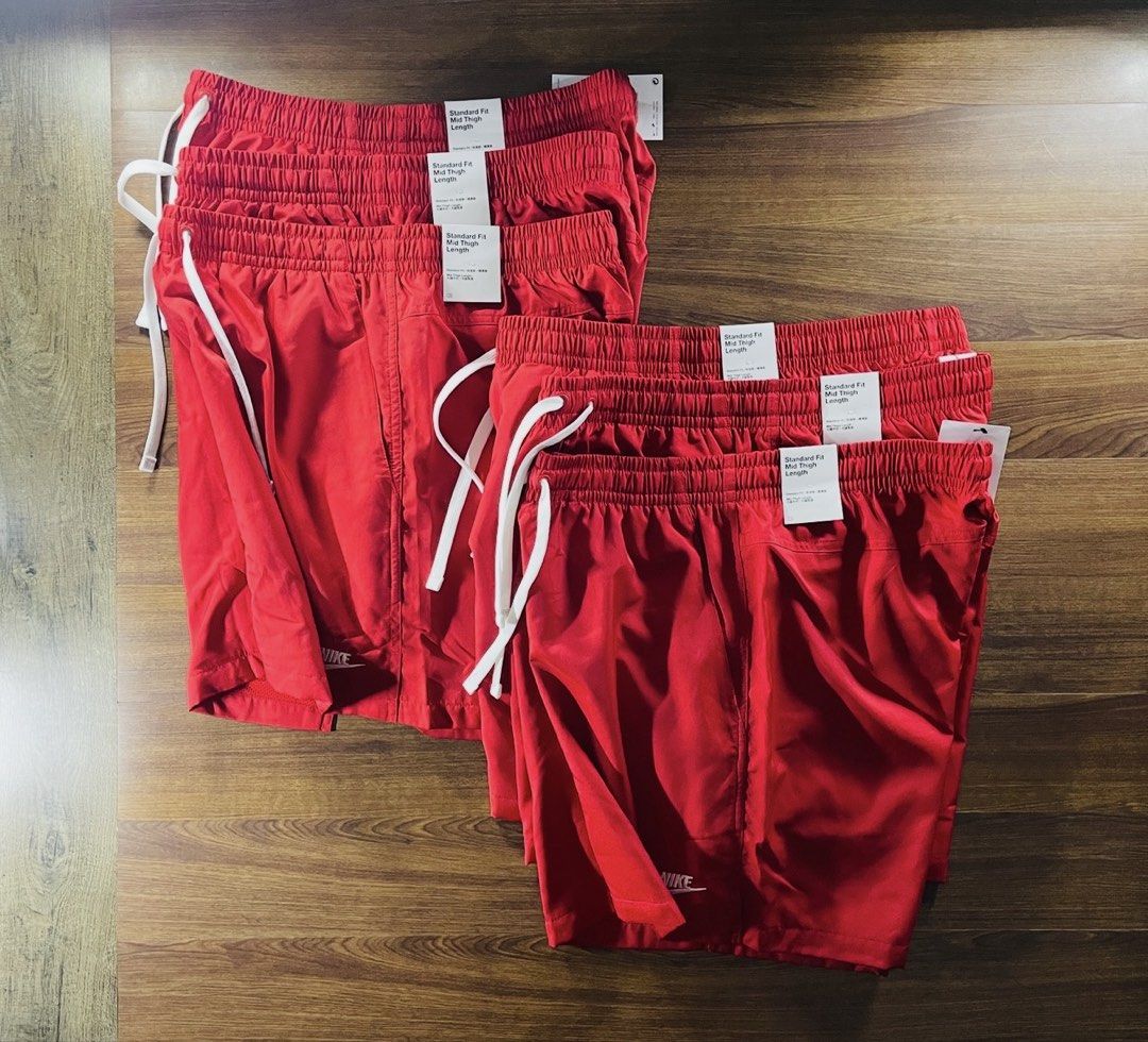 Nike Red woven shorts (Category: Shorts) located in Quezon City. Submitted by akieo (Listing ID 1463079044, Image 1). Description: Red woven shorts Classic V1 Brand new legit onhand Price 1,600 each Qc Nationwide delivery.