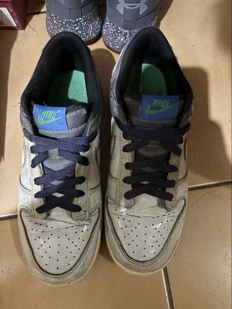 nike sb dunks (Category: Sneakers) located in San Juan City. Submitted by newdeer.0af166 (Listing ID 1463019375, Image 3). Description: FOR SALE: Nike Dunk Low Nike Dunk Low – White/Blue/Grey 📌 Size: 7Y 📌 Condition: Used / good condition 📌 Note: Needs cleaning lang since natambak na 📌 Reason for selling: No longer being used Still wearable and outsole is intact. May visible signs of use, discoloration, and creasing, so please manage expectati