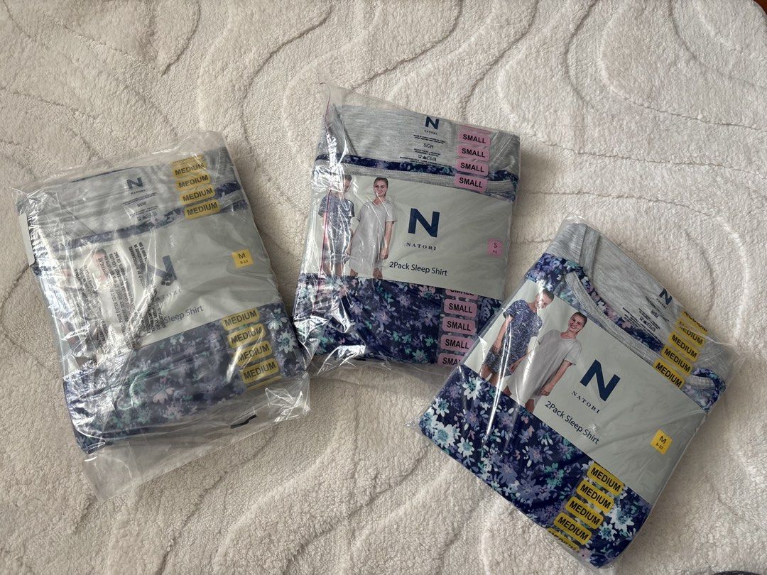 Nitori Sleep shirt (Category: Undergarments & Loungewear) located in Lipa City. Submitted by klassique_handbags (Listing ID 1463041329, Image 2). Description: ✅Available✅ ❤️Nitori Sleep shirt❤️ 2 pack strechable Ultra soft, relaxed fit & comfort Crew neck & V neck set Medium (8-10 )bust (chest 36-38 inches) Small (4-6) (bust chest 32-35 inches) 💯original sf not included courier Lbc📦 (1050) php Disclaimer: All trademarks, logos, and brand names 