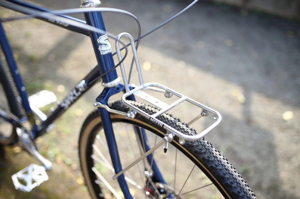 NITTO M1-P Front Rack (Category: Bicycles) located in Manila. Submitted by bhoypablo (Listing ID 1462970370, Image 3). Description: For sale: Nitto Front Rack M1-P 🇯🇵🔥 Front Rack Silver Weight: 340 grams (0.75lbs) Max Payload: 8lbs Platform Size: 7.5” x 4.3” Made In Japan.