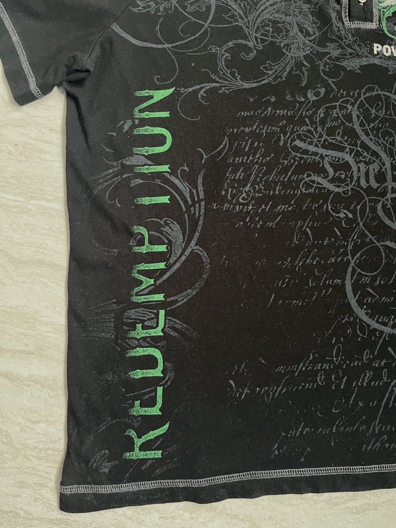 No Boundaries Redemption Button Up (Category: Tshirts & Polo Shirts ) located in Manila. Submitted by gentlewater-e612 (Listing ID 1462886023, Image 3). Description: issue: last slide dimes: 25x27.