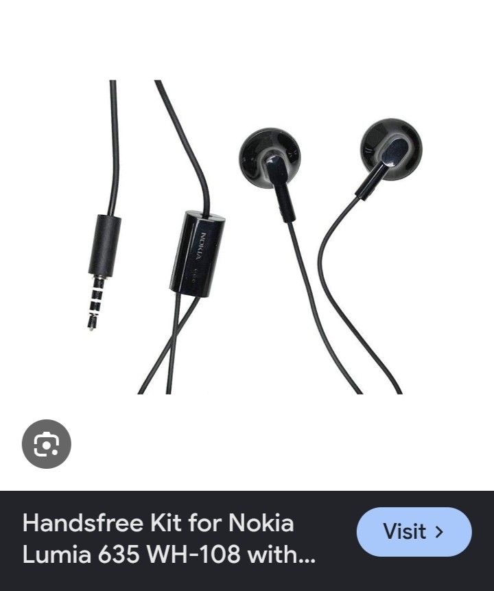 NOKIA WH 108 EARPHONE (Category: Earphones) located in Cabuyao City. Submitted by Bike_Clothing10 (Listing ID 1462897029, Image 1). Description: READ FIRST.. FOR SALE: NOKIA WH 108 EARPHONE 3.5mm Jack Excellent Condition Looks New Legit PRICE: 550 + SF PICK UP OR SHIPPING ONLY LOCATION: Cabuyao Laguna -NO COD/COP- PM FOR INQUIRIES...