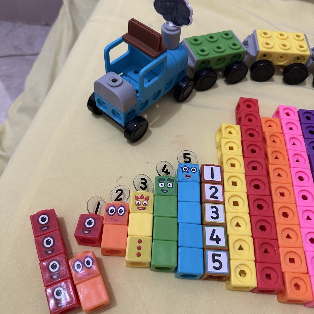 Numberblocks Train and Mathlink Cubes Set (Category: Educational & Learning Toys) located in Kawit. Submitted by wevibevintage (Listing ID 1462912265, Image 3). Description: .