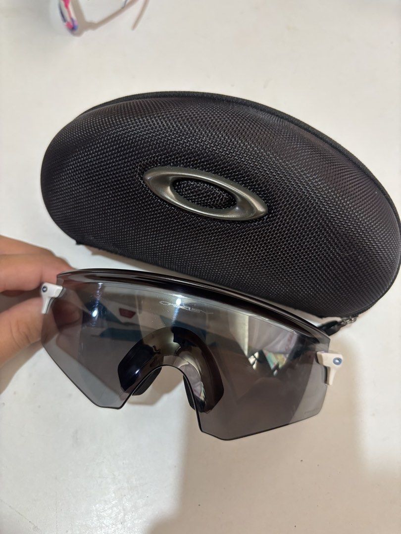 OAKLEY ORIGINAL SUNGLASSES (Category: Sunglasses & Eyewear) located in Manila. Submitted by marxeuzcatacutan21 (Listing ID 1462924993, Image 1). Description: Bought: 2023 Location: Dasmariñas, Cavite Condition: • Pre-loved / used • Still in good condition overall • Minor yellowish discoloration on the frame handles • Has a few small bubbles/imperfections on the frame • Please see photos for actual condition RFS: 📦 Decluttering — hindi na nagagam