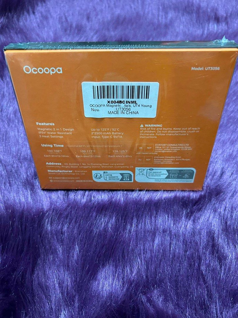 Ocoopa rechargeable hand warmer (Category: Other Gadgets) located in General Trias. Submitted by charlie.shop (Listing ID 1463062331, Image 3). Description: Brand new Ocoopa UT4 young rechargeable hand warmer Sealed .