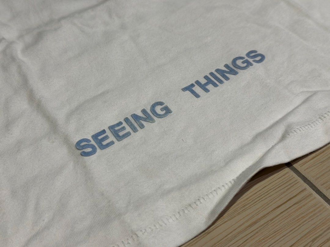 off white seeing things tee shirt (Category: Tshirts & Polo Shirts ) located in Manila. Submitted by ershoudian (Listing ID 1463067917, Image 3). Description: dimensions posted.