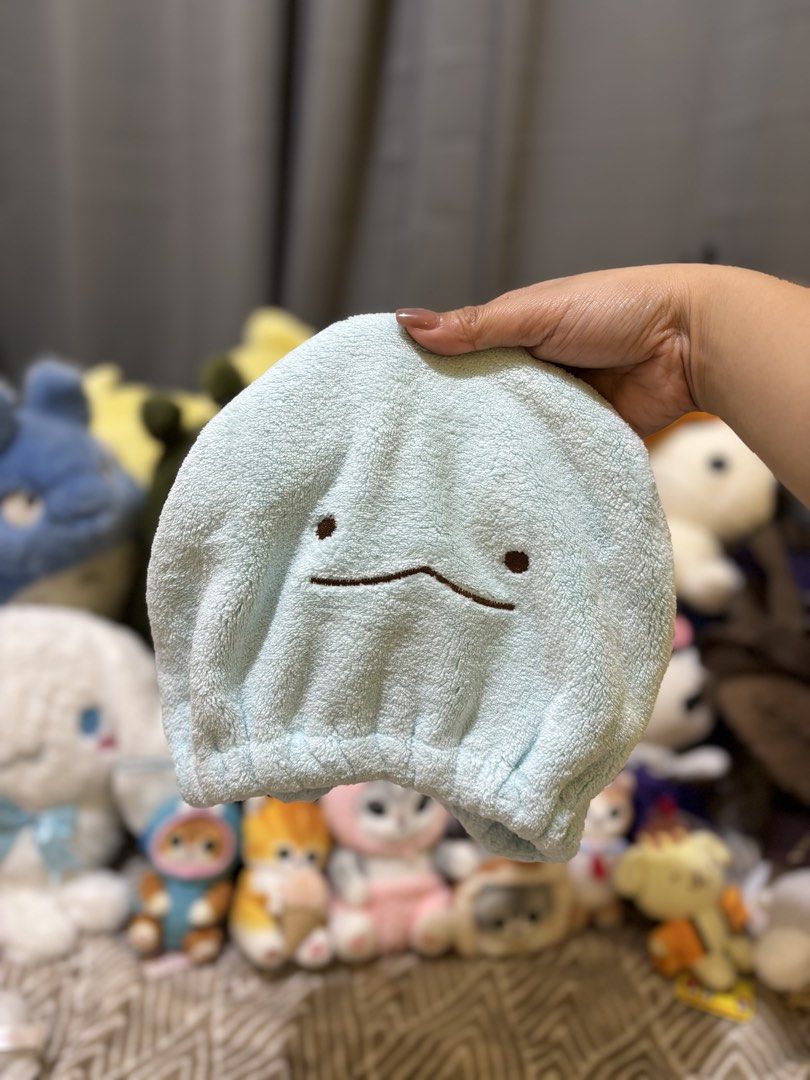 Official Sumikkogurashi Shower Cap (Tokage) (Category: Bath) located in Butuan. Submitted by tinjokxx (Listing ID 1462898618, Image 1). Description: WYSIWYG.