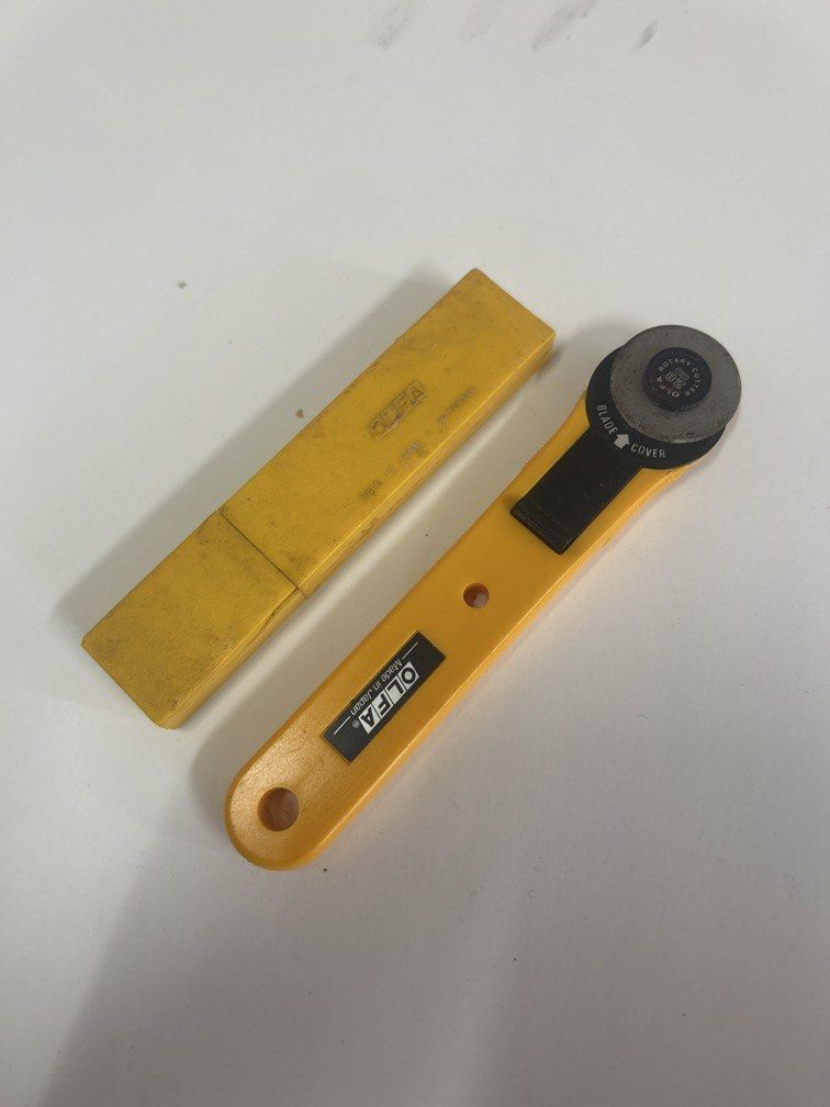 Olfa 28 mm rotary cutter and replacement blades (Category: Other Stationery & Craft) located in Bulacan. Submitted by ourdailybreads (Listing ID 1462891670, Image 1). Description: .