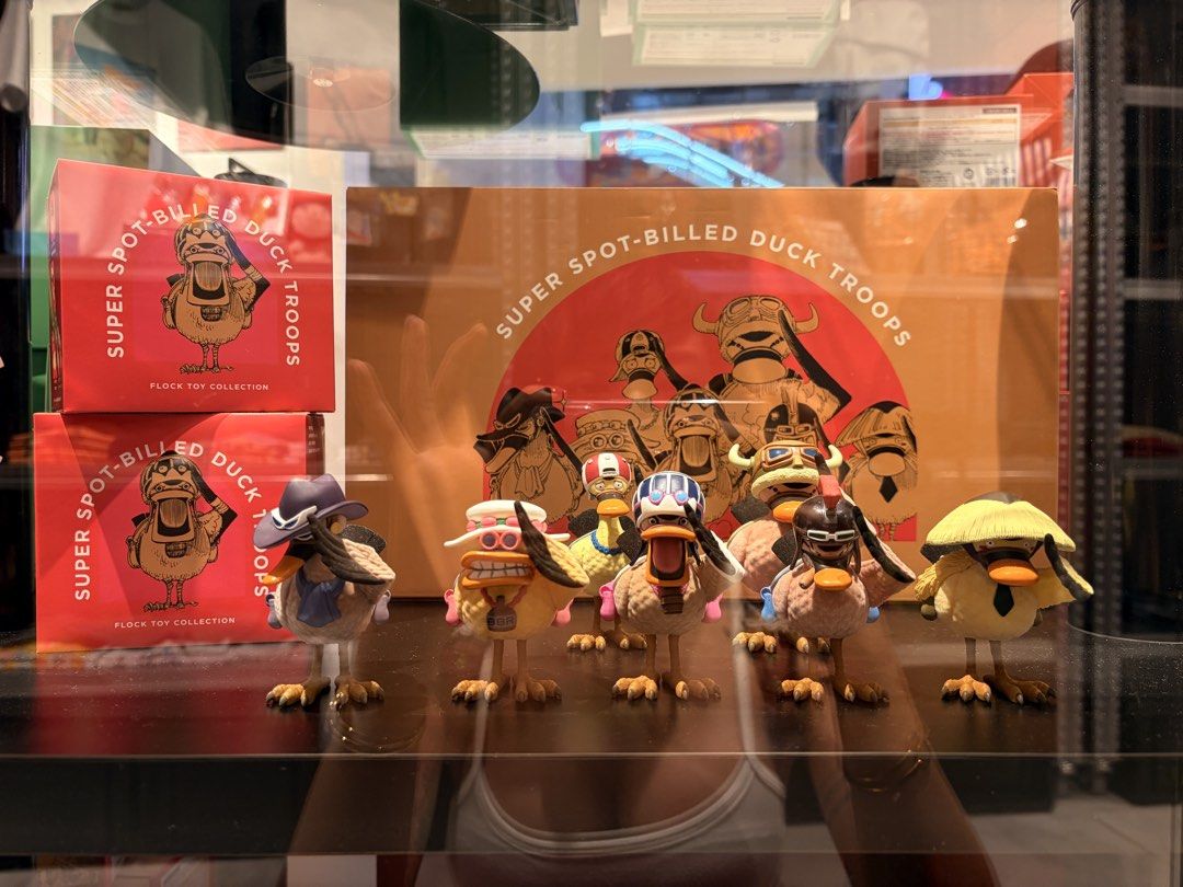 One Piece: Super Spot-Billed Duck Troops Blind Box Set (Category: Designer & Blind Box Toys) located in Caloocan City. Submitted by neverletmigo (Listing ID 1462930135, Image 3). Description: Items are sold as set only, strictly no break set. MOP: GoTyme | BPI Meetups Preferred (Weekends Only): SM Grand Central | SM North EDSA | Trinoma Shipping via: LBC | Grab | Lalamove 📩 PM to order or inquire. 💰 Payment First policy to avoid joy reservers a