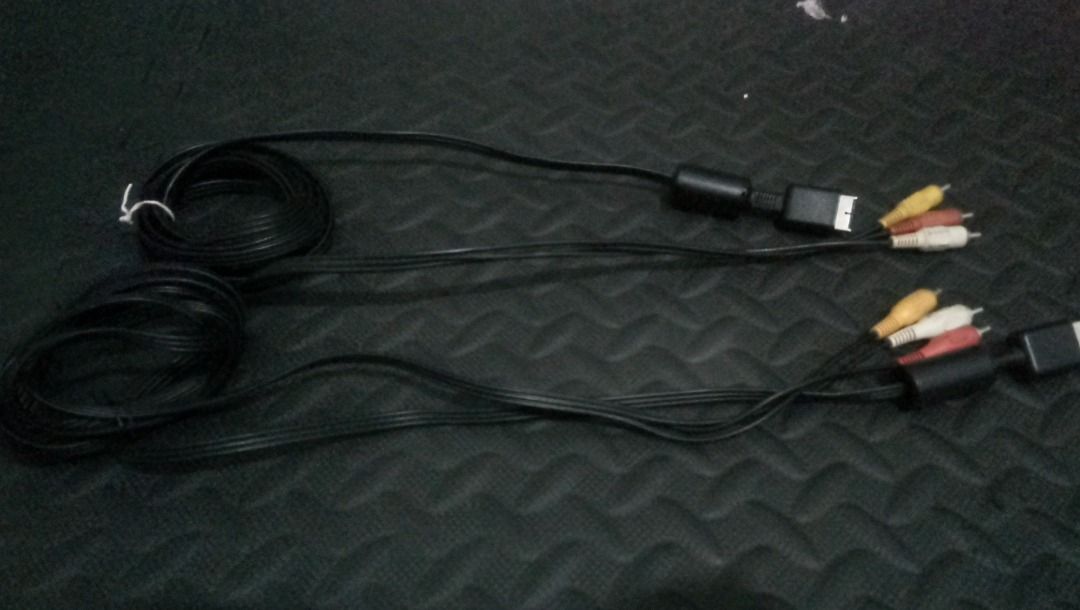 Orig PS1 PS2 PS3 Composite AV Cable Playstation (Category: Cables & Chargers) located in Paranaque City. Submitted by deja.vuboy (Listing ID 1463016334, Image 2). Description: Orig PS1 PS2 PS3 Composite AV Cable (3 jacks; yellow, white, red) No issue 2 pcs available 250 pesos each Shipping via Lalamove, J&T MOP: Gcash, cash kung pickup.