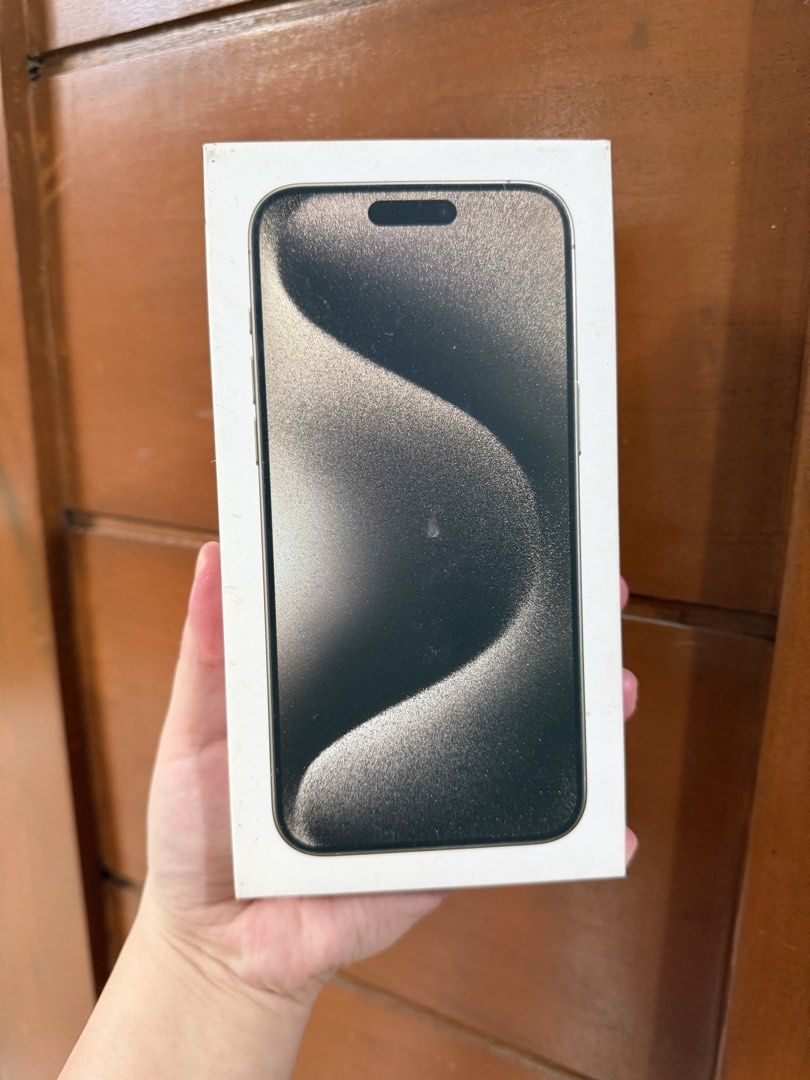 Original box for iphone 15 Pro Max - Natural Titanium (Category: Cases & Sleeves) located in Quezon City. Submitted by toyangstuffshop (Listing ID 1462990238, Image 1). Description: Quezon City Original box.
