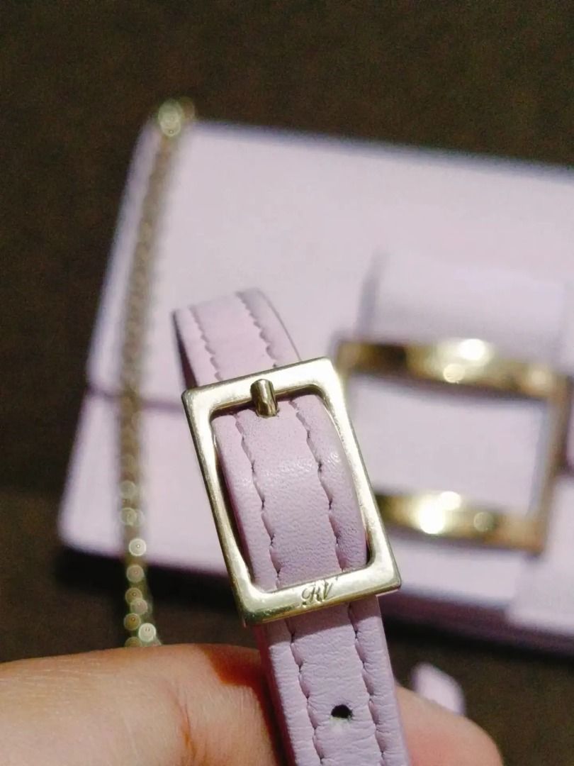 Original Roger Vivier (Category: Shoulder Bags) located in Cabuyao City. Submitted by your____lux____shop (Listing ID 1462961651, Image 3). Description: Sale❗️Sale❗️Sale❗️ Original Roger Vivier Almost new Lavender gold hardwares small Pure genuine leather 📌First to pay!.