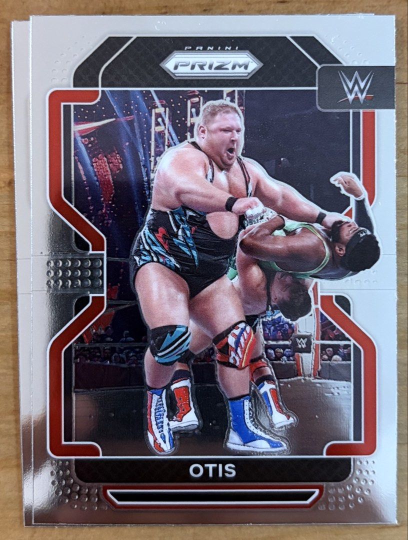 Otis | WWE Cards ~ Prizm '22 (Category: Raw Singles) located in Makati City. Submitted by cardlab (Listing ID 1462886224, Image 1). Description: Items are 💯 authentic/original/legit. About The Card: • 2022 Prizm • Card No. 179 FOR: • Cards ₱99 and below with Card Sleeves • Cards ₱100 and up with Used Toploader • ₱10 for Bnew Tops Packaging (If Shipping): ✔️ Plastic cover ✔️ Cardboard ✔️ Bubble wrap NOTE: • Cards are raw • Cards may have minor fl