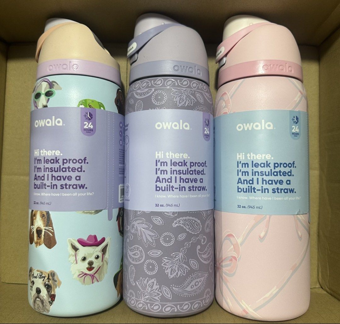 Owala 32 oz Clearance (Category: Water Bottles & Tumblers) located in Manila. Submitted by marys2023 (Listing ID 1462895238, Image 3). Description: Starts at 2350 to 3650.