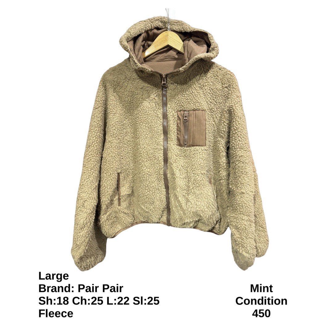 Pair Pair Fleece Hoodie Jacket (Category: Coats, Jackets and Outerwear) located in Bulacan. Submitted by rlemonfashionshop (Listing ID 1463062212, Image 1). Description: Premium Class Quality Items. Actual Item on Photo with Good/Mint Condition. Message us for inquiries, more information and confirmation. Wash before wearing. Thank you so much..