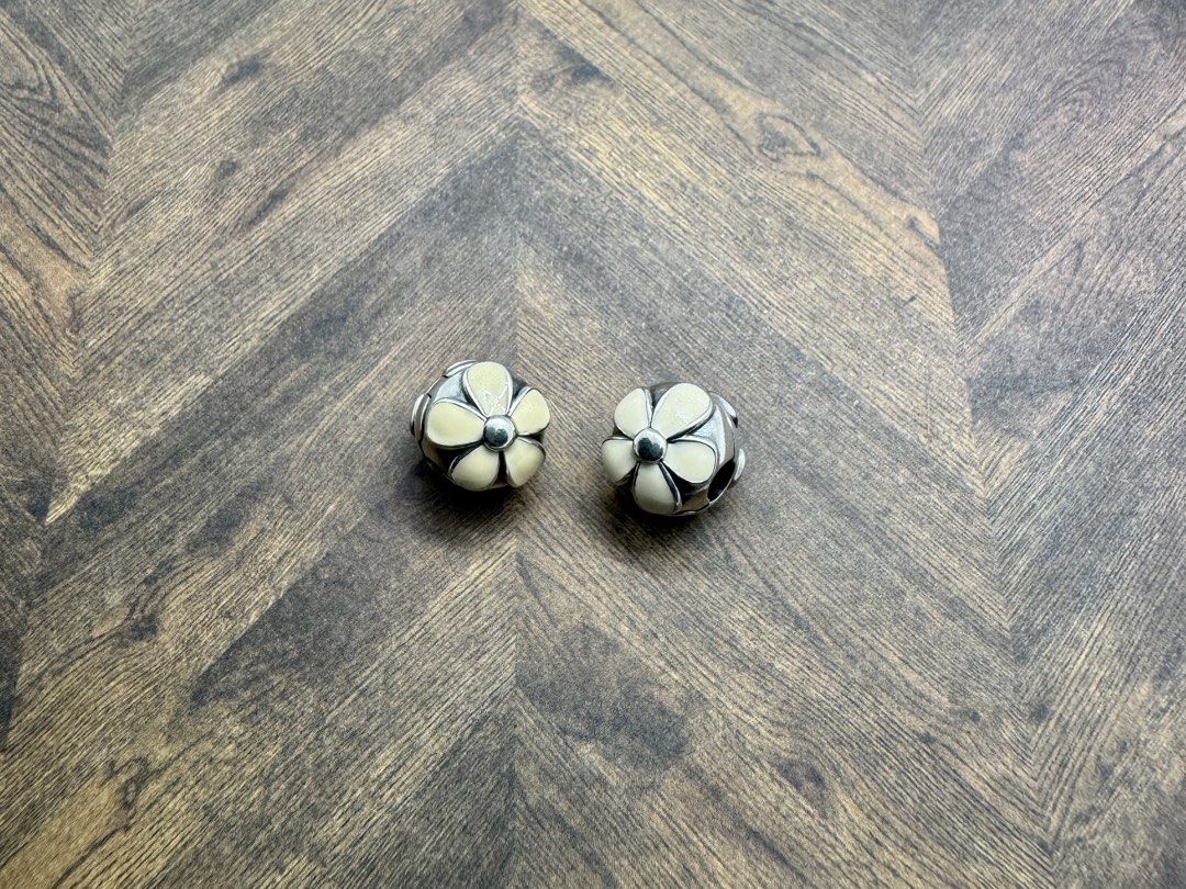 Pandora Darling Daisies Clip Charm (Category: Charms) located in Cabanatuan. Submitted by water.withahintoflime (Listing ID 1462992934, Image 2). Description: Retired|Authentic 1600/piece 🎗️Last Price Posted|Free Shipping|Less 100 on every one(1) addition. 🎗️No issue|No Packaging .