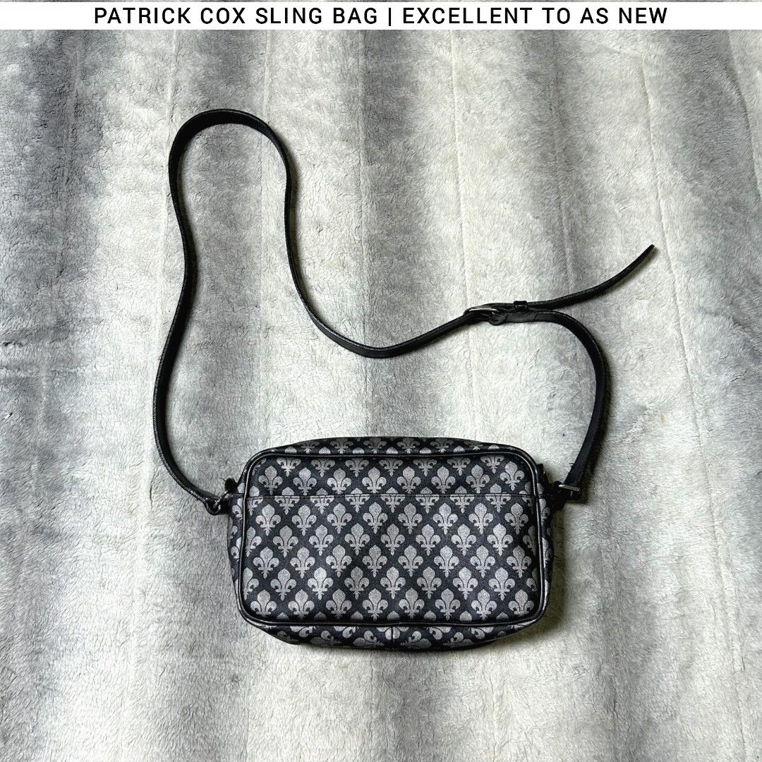 Patrick Cox Monogram Sling Bag (Category: Luxury Bags & Wallets) located in Goa. Submitted by thrift_stylebychristella (Listing ID 1463010318, Image 1). Description: 🛍️700+ SF PAYMENT FIRST VIA GCASH PAYMENT ONLY NO COD 🔹Location: Goa, Camarines Sur 🔹Shipping nationwide via J&T express .