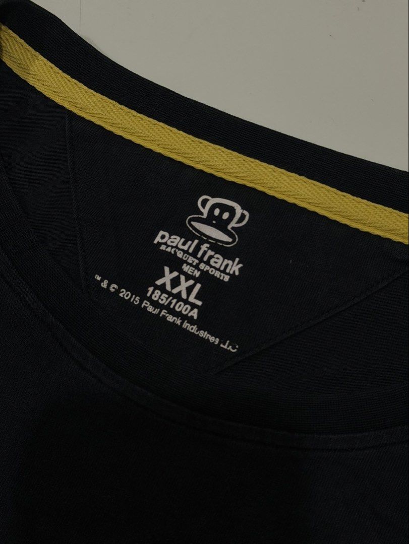 Paul Frank Graphic Tee (Category: Tshirts & Polo Shirts ) located in Caloocan City. Submitted by lovedbyzee (Listing ID 1463100284, Image 3). Description: Paul Frank “Julius The Monkey” Graphic Tee in Black Measurements: • Length: 27 inches • Width: 21 inches Condition / Flaws • Pre-owned • Has light washable residue on the fabric (can easily be cleaned or washed out) ୨୧ 𝑳𝒐𝒄𝒂𝒕𝒊𝒐𝒏: North Caloocan ୨୧ 𝑫𝒆𝒍𝒊𝒗𝒆𝒓𝒚: J&T / Lalamove ୨୧ 𝑷𝒂