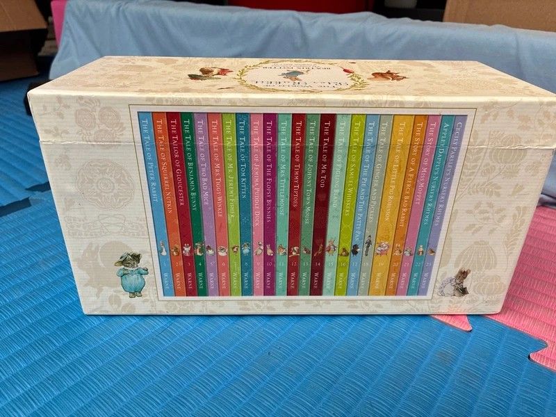 Peter Rabbit colored Box set 1-23 (Category: Children's Books) located in Manila. Submitted by itsteddytales_01 (Listing ID 1462914456, Image 1). Description: .