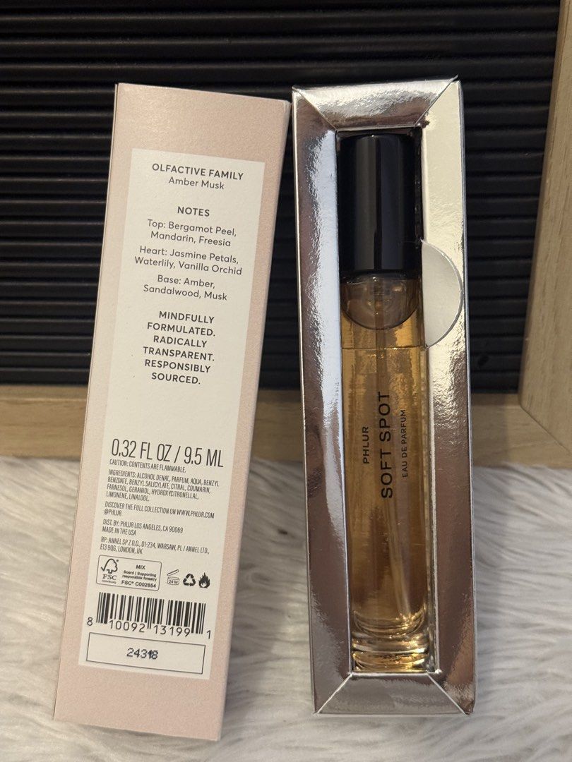 Phlur soft spot perfume (Category: Fragrance & Deodorants) located in Quezon City. Submitted by quirksandcurls (Listing ID 1462969242, Image 3). Description: .