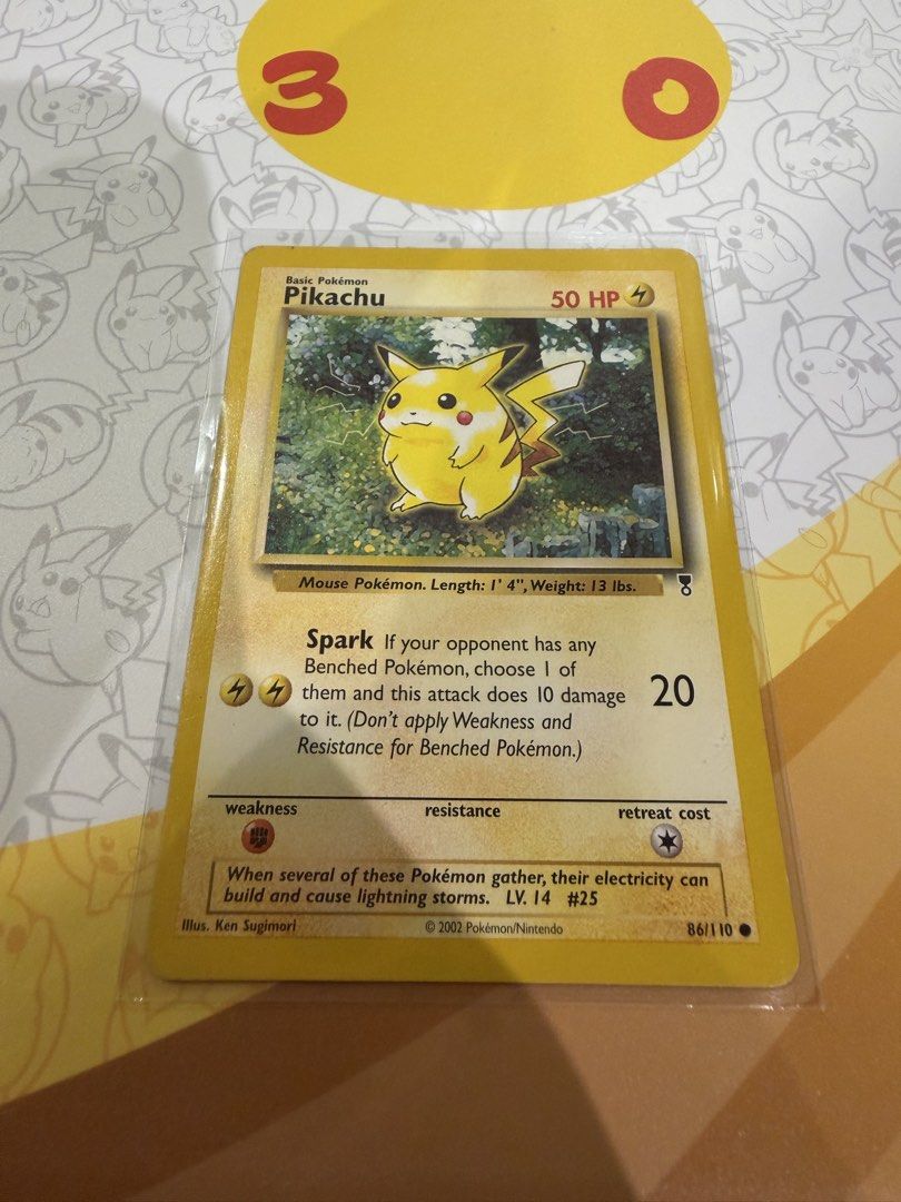 Pikachu Vintage card (Category: Raw Singles) located in San Juan City. Submitted by royceee (Listing ID 1462920963, Image 1). Description: .