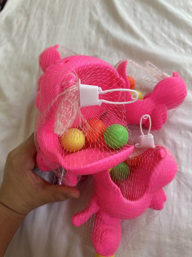 Pink Crocodile throwing balls (Category: Kids Toys) located in Manila. Submitted by michaellal91842 (Listing ID 1462967249, Image 1). Description: - Great for outdoor play - Easy to fill and shoot - Perfect for kids to have a blast - Ideal for summer fun Perfect for lootbag filler Mall quality/ bought sale sa mall 35pesos each nalang Popping candy expiration aug 2027.