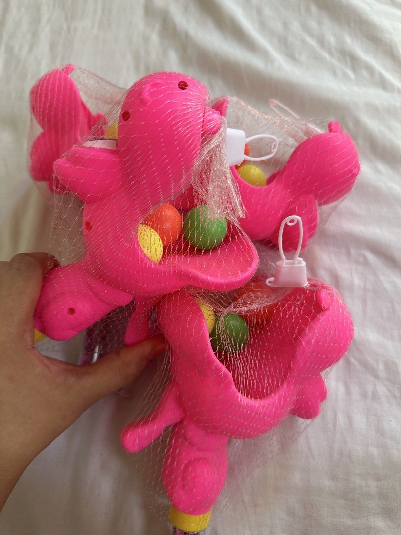Pink Crocodile throwing balls (Category: Kids Toys) located in Manila. Submitted by michaellal91842 (Listing ID 1462967249, Image 2). Description: - Great for outdoor play - Easy to fill and shoot - Perfect for kids to have a blast - Ideal for summer fun Perfect for lootbag filler Mall quality/ bought sale sa mall 35pesos each nalang Popping candy expiration aug 2027.