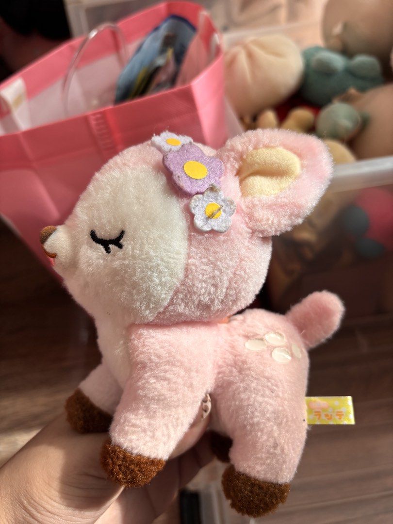 Pink Deer Plush Toy with Flowers (Category: Plushies & Soft Toys) located in Bulacan. Submitted by littletrinks (Listing ID 1462965958, Image 2). Description: .