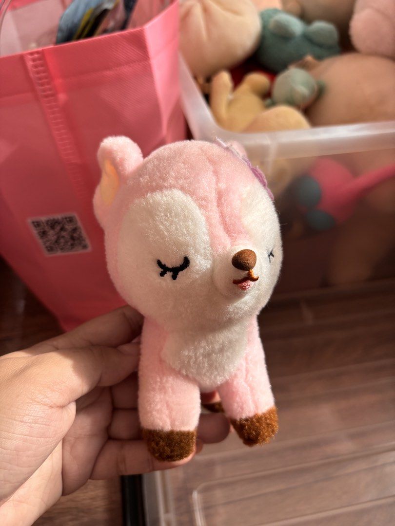 Pink Deer Plush Toy with Flowers (Category: Plushies & Soft Toys) located in Bulacan. Submitted by littletrinks (Listing ID 1462965958, Image 1). Description: .