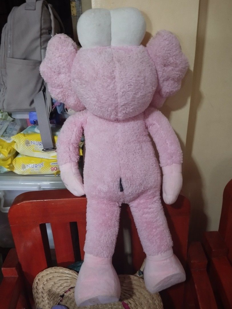 Pink KAWS (Category: Plushies & Soft Toys) located in Manolo Fortich. Submitted by akane1997 (Listing ID 1462916482, Image 2). Description: Kindly manage your expectations ♡ These are preloved. Some items have stains due to storage, so kindly wash them again ♡ Location: Manolo Fortich, Bukidnon Can do meet ups within Manolo, Malaybalay, Valencia and Maramag ♡.