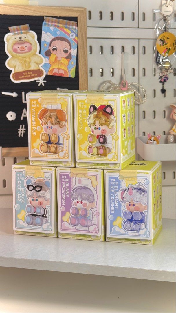 Pino Jelly In Your Life (Category: Designer & Blind Box Toys) located in Muntinlupa City. Submitted by litol_aniks (Listing ID 1462945513, Image 2). Description: ⋆. 𐙚 ˚ pino jelly in your life pop mart 🛒 ₱450 each only! (from ₱600 srp) ⤷ open foil, open from bottom of box ⤷ complete, never displayed ⤷ authentic; onhand and ready to ship mop: gcash, gotyme, bpi mod: lalamove, j&t, meet up loc: alabang, muntinlupa wts lfb for sale discounted popm
