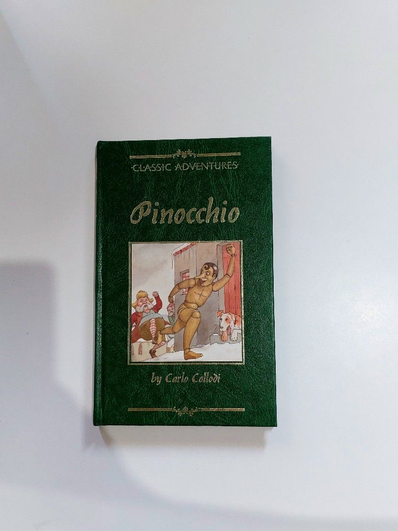 Pinocchio by Carlo Collodi (Leatherbound) (Category: Storybooks) located in Tanauan. Submitted by solanaclassics (Listing ID 1462905506, Image 1). Description: 📚 major bookshelf clean out / clearance sale ~ — RFS: decluttering my bookshelves and switching to digital books — MOP: Gcash | fast shipping *feel free to send a message if you wish to negotiate the price :).