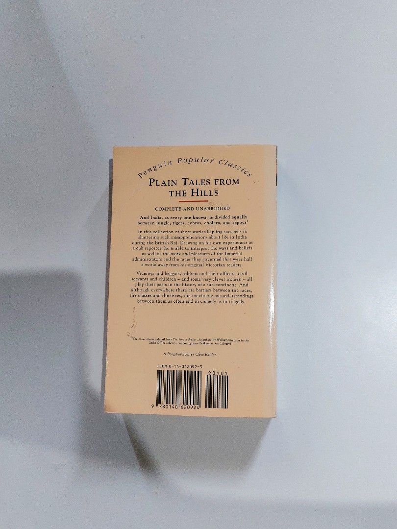 Plain Tales from the Hills by Rudyard Kipling (Category: Storybooks) located in Tanauan. Submitted by solanaclassics (Listing ID 1462924822, Image 2). Description: 📚 major bookshelf clean out / clearance sale ~ — RFS: decluttering my bookshelves and switching to digital books — MOP: Gcash | fast shipping *feel free to send a message if you wish to negotiate the price :).