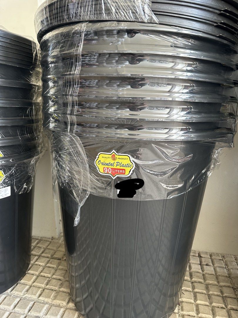 Plastic drum (Category: Storage Boxes & Baskets) located in Malabon City. Submitted by rraff98 (Listing ID 1463044756, Image 3). Description: 40L, 60L, 75L, 90L,105L,125L available sizes Loc: Malabon.