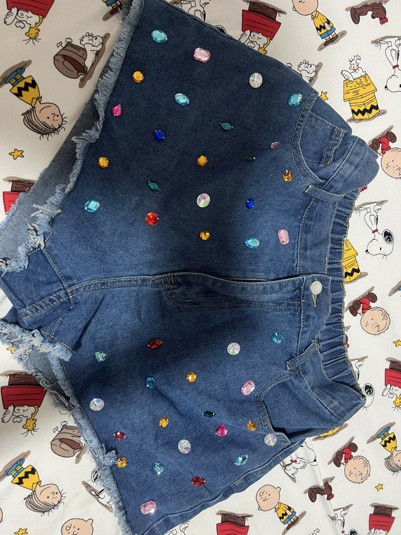 plus size shein shorts ba dazzled gems (Category: Shorts) located in Manila. Submitted by stellaaaa03 (Listing ID 1462939958, Image 1). Description: never been used, bnew .