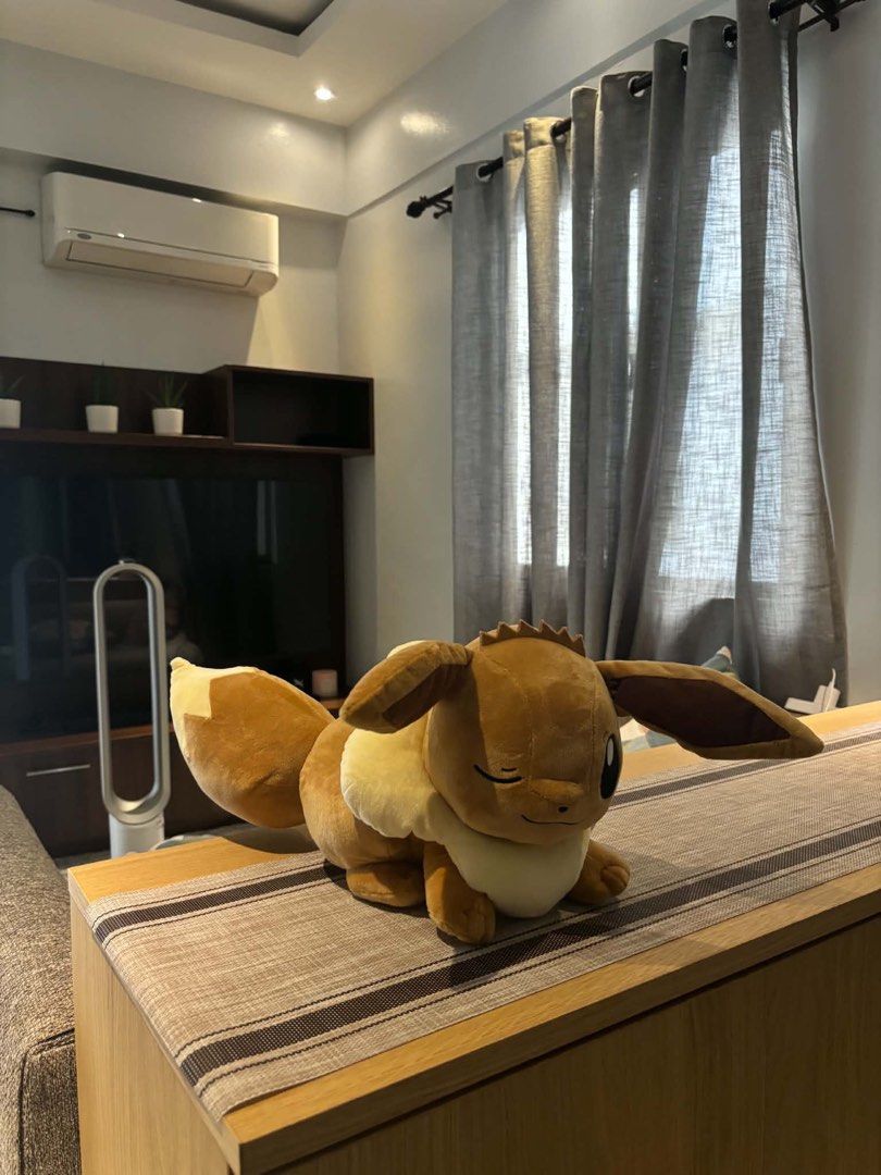 Pokemon Eevee plush (Category: Plushies & Soft Toys) located in Manila. Submitted by prelovedby_lou (Listing ID 1462962500, Image 2). Description: - Pokemon Eevee (Naptime Ver.) Mecha Mofugutto Banpresto Plush - original | got from Japan (ORIGINAL PRICE 2,900) .