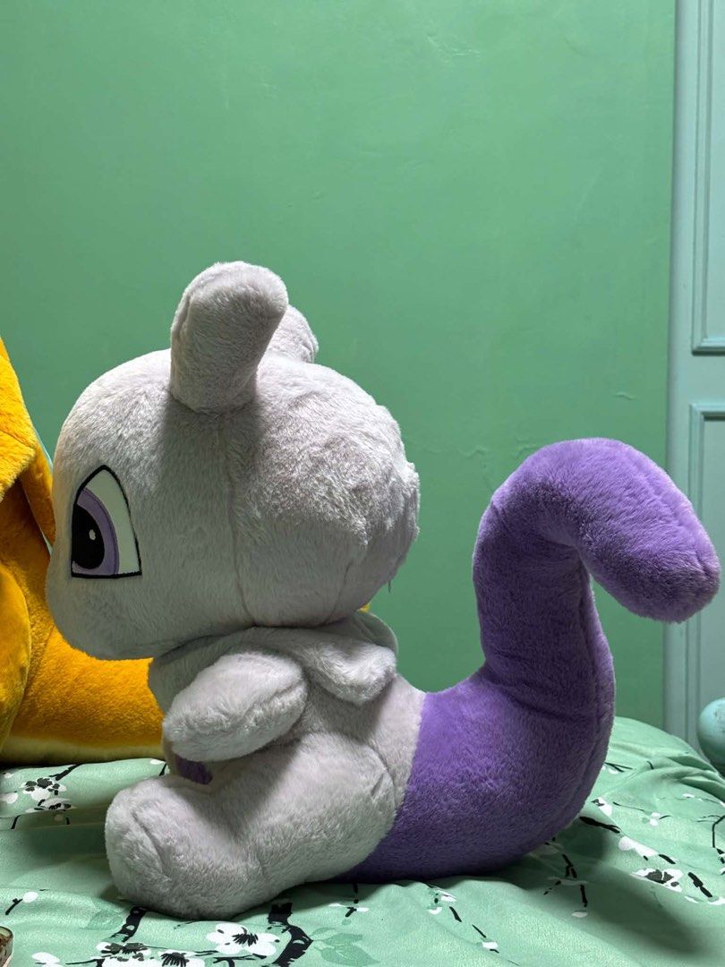 Pokemon Mewtwo Plush Toy (Category: Plushies & Soft Toys) located in Quezon City. Submitted by abc2xxx (Listing ID 1462976608, Image 2). Description: - Adorable Mewtwo plush toy - Super soft and cuddly material - Perfect for any Pokemon fan - Great for both display and playtime - Approximately 10 inches tall Quezon City.