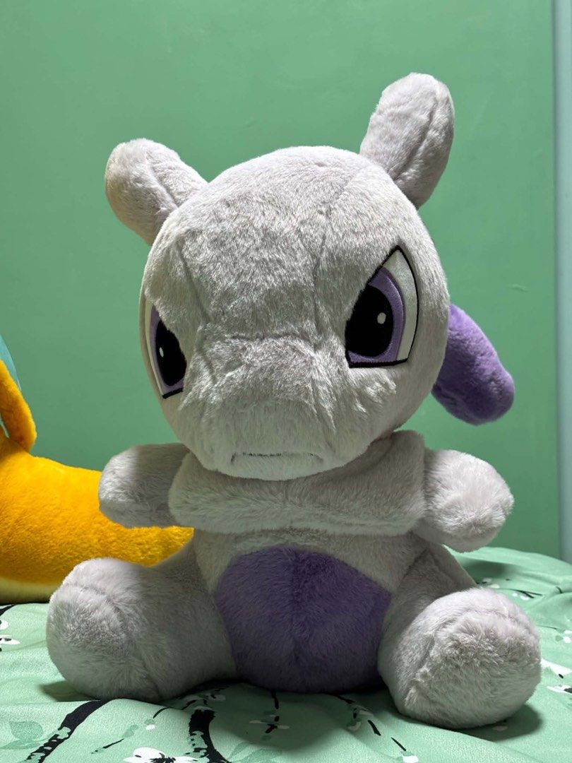 Pokemon Mewtwo Plush Toy (Category: Plushies & Soft Toys) located in Quezon City. Submitted by abc2xxx (Listing ID 1462976608, Image 1). Description: - Adorable Mewtwo plush toy - Super soft and cuddly material - Perfect for any Pokemon fan - Great for both display and playtime - Approximately 10 inches tall Quezon City.