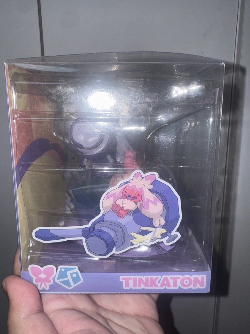 Pokemon Tinkaton Figure Funism (Category: Figurines & Statues) located in Manila. Submitted by quintessesommerset (Listing ID 1462968015, Image 3). Description: - Brand new Funism Tinkaton Pokemon figure - Original packaging with box number 0959 - Features official Pokemon logo - Highly detailed and colorful figure - A must-have for any Pokemon fan's collection.