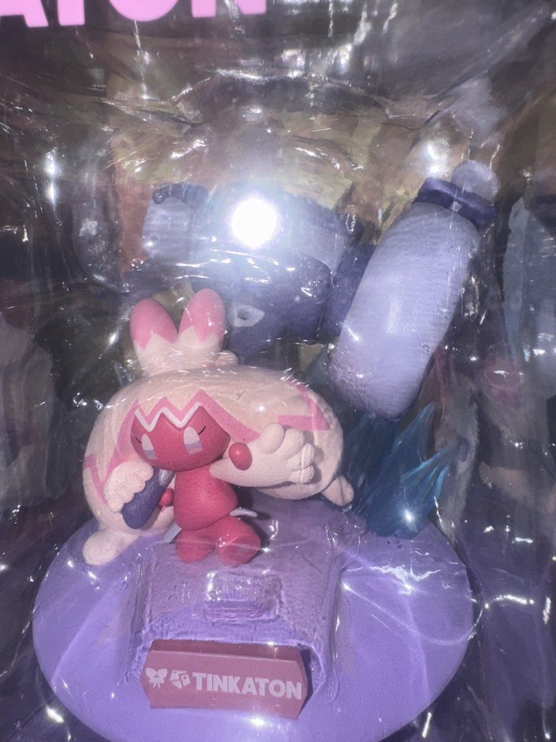 Pokemon Tinkaton Figure Funism (Category: Figurines & Statues) located in Manila. Submitted by quintessesommerset (Listing ID 1462968015, Image 2). Description: - Brand new Funism Tinkaton Pokemon figure - Original packaging with box number 0959 - Features official Pokemon logo - Highly detailed and colorful figure - A must-have for any Pokemon fan's collection.