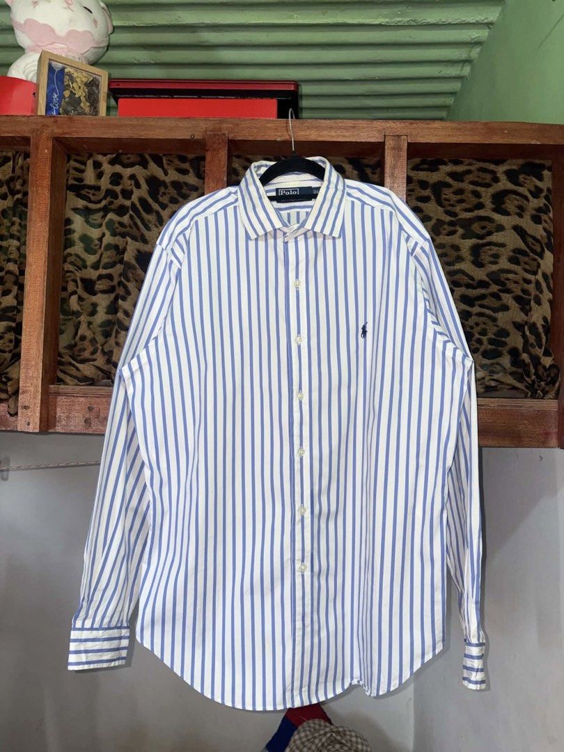 POLO RALPH LAUREN BUTTON DOWN LONG SLEEVE (Category: Tshirts & Polo Shirts ) located in Manila. Submitted by triptothrift7 (Listing ID 1462955530, Image 1). Description: pm me for fast transaction! POLO RALPH LAUREN BUTTON DOWN LONG SLEEVE for only 2000 size large on tag best fit XL width 24.5 - 25 length 31 no issue nalabhan narin authentic legit excellent condition color rate 9/10 authentic legit mode of payment gcash or bank transfer location 